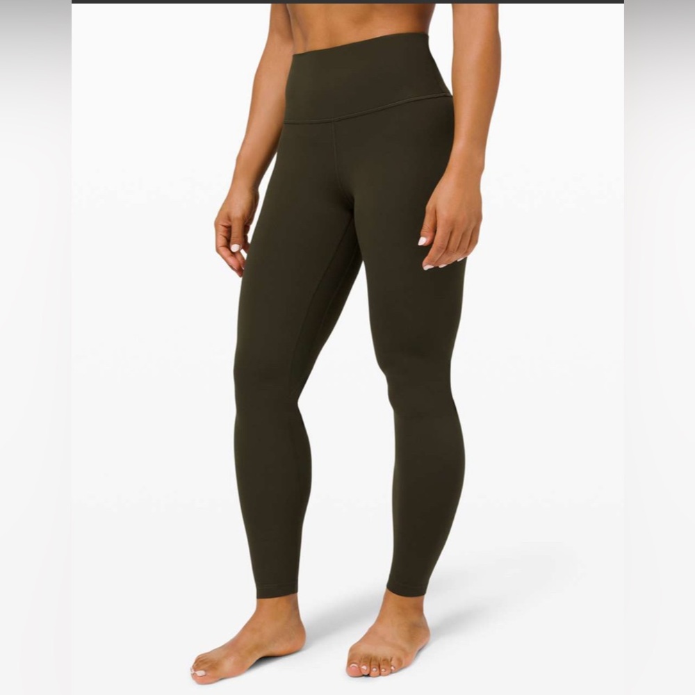 Lululemon Align Pant 28" in Dark Olive Size 6